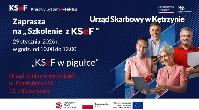 Zaproszenie na szkolenie z KSeF.