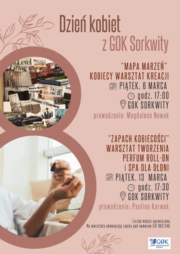 Plakat z okazji Dnia Kobiet.